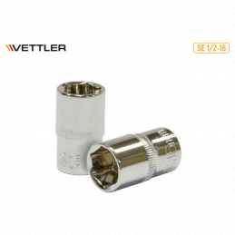 Головка торцевая VETTLER SE 1/2-16 16 мм (6-гр. квадрат 1/2)